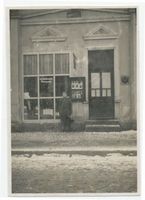 Willenberg Kr. Ortelsburg, Stadt, Kreis Ortelsburg  43 Willenberg Kr. Ortelsburg, Kirchenstraße 43, Fotogeschäft Julius Petrikowski 