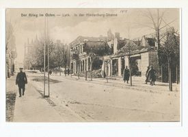 Lyck, Stadt, Kreis Lyck Hindenburgstraße