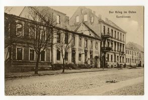 Gumbinnen, Stadt, Kreis Gumbinnen Gumbinnen, Zerstörungen 1915 V Гумбиннен, разрушения 1915 года, V