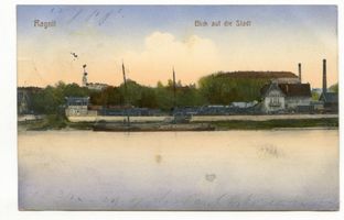 Ragnit, Kreis Tilsit-Ragnit Ragnit, Blick auf die Stadt II Рагнит, вид на город, II