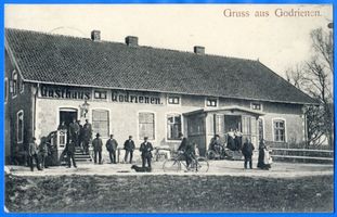 Godrienen, Ort und Bahnstation, Kreis Samland Godrienen, Ort und Bahnstation, Gasthaus 