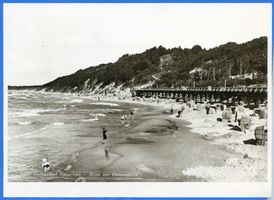Rauschen Kr. Samland, Kreis Samland Rauschen Kr. Samland, Badestrand an der Venusspitze III Раушен, р-н Самбия, купальный пляж у Венусшпитце, III