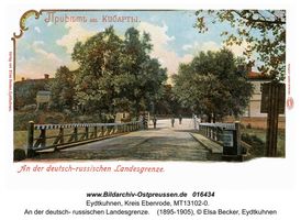 Eydtkau, Kreis Ebenrode  Eydtkau, Grenzübergang