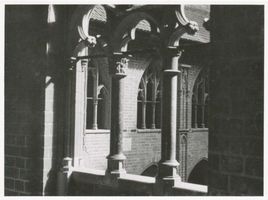 Marienburg, Westpr., Kreis Marienburg Marienburg i. Westpr., Hochschloß, Fenster im Kreuzgang Marienburg, Schloß