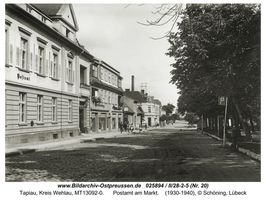 Tapiau, Kreis Wehlau Marktplatz