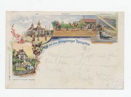 Königsberg (Pr.), Stadtkreis Königsberg Königsberg (Pr.), Tiergarten, Cafe, Forsthaus und Seehund-Bassin Кёнигсберг (Пр.), зоопарк, кафе, дом лесника и бассейн тюленей