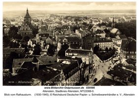 Allenstein, Stadtkreis Allenstein  Allenstein, Luftbilder