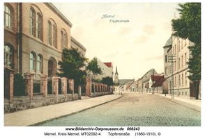 Memel, Stadt, Stadtkreis Memel Töpferstraße
