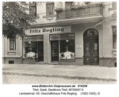 Tilsit, Stadt, Stadtkreis Tilsit Landwehrstraße