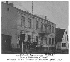 Barten Kr. Rastenburg, Kreis Rastenburg Hauptstraße (fr. Rastenburger Straße)