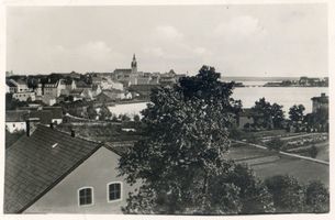 Lyck, Stadt, Kreis Lyck Lyck, Blick auf die Stadt VII Masurische Seen