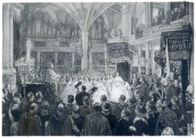 Königsberg (Pr.), Stadtkreis Königsberg Königsberg (Pr.), Krönung Kaiser Wilhelm I Königsberg, Schloß