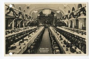 Gumbinnen, Stadt, Kreis Gumbinnen Schützenstraße Gumbinnen, Schützenhaus, Großer Saal II 