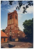 Gerdauen, Stadt und Bahnstation, Kreis Gerdauen Gerdauen, Kirche X Гердауэн, церковь X
