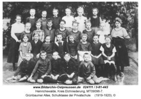 Heinrichswalde Kr. Elchniederung, Kreis Elchniederung Grünbaumer Allee