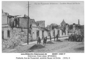 Widminnen, Kreis Lötzen Lötzener Straße, Widminnen