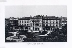 Königsberg (Pr.), Stadtkreis Königsberg Königsberg (Pr.), Universität - Lithographie Königsberg, Universität