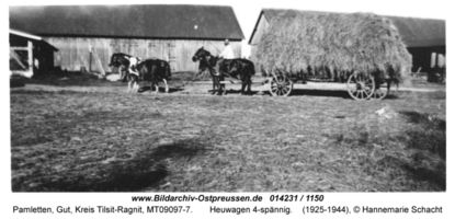 Pamletten, Gut, Kreis Tilsit-Ragnit  