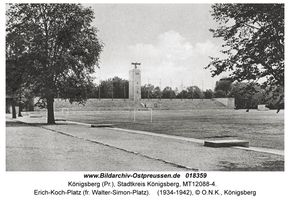 Königsberg (Pr.), Stadtkreis Königsberg Erich-Koch-Platz (fr. Walter-Simon-Platz)