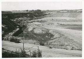 Palmnicken, Kreis Samland Palmnicken, Bernsteinwerk, Tagebau XVI Ostpreußen, Bernsteingewinnung und -verarbeitung