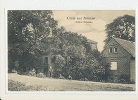 Zimmau, Schule und Mühle, Kreis Wehlau Zimmau, Mühle 