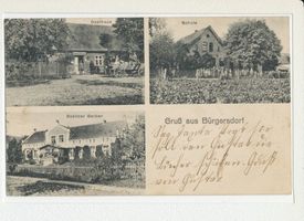 Bürgersdorf Kr. Wehlau, Ort, Kreis Wehlau Bürgersdorf Kr. Wehlau, Gasthaus, Schule, Besitzer Gerber 