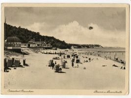 Rauschen Kr. Samland, Kreis Samland Rauschen Kr. Samland, Strand mit Strandhalle VIII 