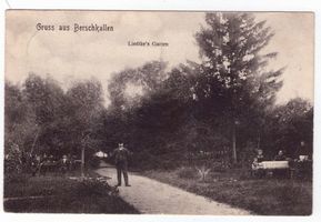 Birken (Ostpr.), Kreis Insterburg Gruß aus Berschkallen, Liedtkes Garten 