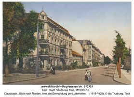 Tilsit, Stadt, Stadtkreis Tilsit Clausiusstraße