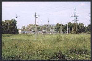 Landkeim Kr.Samland, Kreis Samland Landkeim Kr. Samland, Blick vom Landgraben auf den ehemaligen Gutshof II 