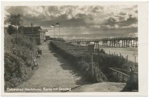 Neuhäuser, Kreis Samland Neuhäuser, Korso mit Seesteg 