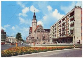 Allenstein, Stadtkreis Allenstein Allenstein - Olsztyn, Neues Rathaus und Neubaublock IX Allenstein, Neues Rathaus