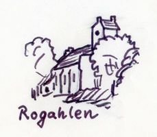 Gahlen (Ostpr.), Kreis Angerapp Rogahlen, Kirche - Skizze 