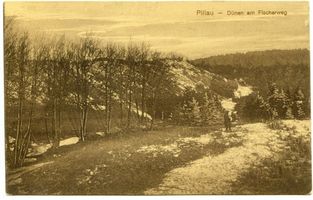 Pillau, Seestadt, Kreis Samland Pillau, Seestadt, Dünen am Fischerweg 