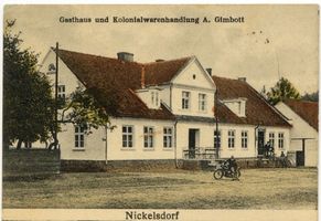Nickelsdorf Kr. Samland, Kreis Samland Nickelsdorf Kr. Samland, Gasthaus und Kolonialwarenhandlung 