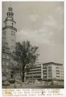 Allenstein, Stadtkreis Allenstein Allenstein - Olsztyn, Neues Rathaus und Neubaublock Алленштайн - Ольштын, новая ратуша и новый жилой квартал