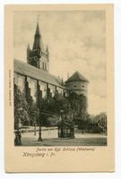 Königsberg (Pr.), Stadtkreis Königsberg Königsberg (Pr.), Partie am Königlichen Schloß (Westseite) Königsberg, Schloß