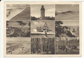 Nidden, Kreis Memel Nidden, 9 verschiedene Motive, III Nidden, Landschaft - Ostsee - Umgebung