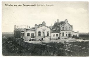 Schloßberg, Kreisstadt, Kreis Schloßberg Pillkallen, Kreisstadt, Städtische Gasanstalt - Vor dem Russeneinfall 