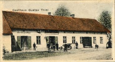 Auerfließ, Kreis Tilsit-Ragnit Schillkojen, Gasthaus Gustav Thiel 