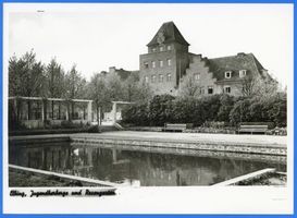 Elbing, Stadt, Stadtkreis Elbing Elbing, Jugendherberge und Rosengarten 