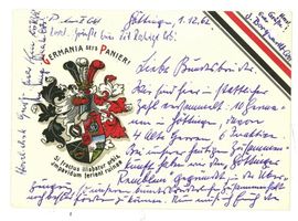 Königsberg (Pr.), Stadtkreis Königsberg Königsberg (Pr.), Karte der Burschenschaft Germania III Кёнигсберг (Пр.), открытка братства «Германия», III