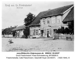 Groß Friedrichsdorf, Kreis Elchniederung 