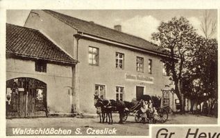Großheidekrug, Kreis Samland Groß Heydekrug, Gasthaus Waldschlößchen Гросс-Гайдекруг, трактир «Вальдшлёссхен»
