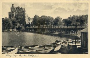 Königsberg (Pr.), Stadtkreis Königsberg Königsberg (Pr.), Am Schlossteich - Schlossteichbrücke II Königsberg, Schloßteichbrücke