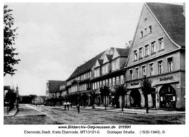 Ebenrode, Stadt, Kreis Ebenrode Goldaper Straße  