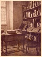 Guttstadt, Kreis Heilsberg Guttstadt, Kollegiatstift, Ecke in der Bibliothek Гуттштадт, коллегиатный капитул, угол в библиотеке