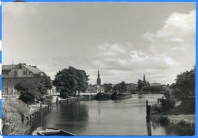 Memel, Stadt, Stadtkreis Memel Memel, Partie am Festungsgraben 