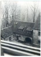 Neidenburg, Stadt, Kreis Neidenburg Neidenburg, Die Neidenburg, Blick in den Vorhof Neidenburg, Schloß