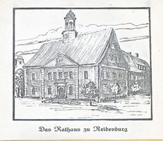 Neidenburg, Stadt, Kreis Neidenburg Neidenburg, Rathaus III Neidenburg, Großer und Kleiner Markt
